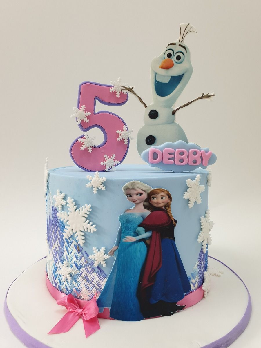 Frozen Birthday Cake